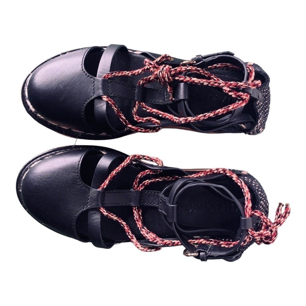 Ulla Johnson Salinas Twisted Rope Leather Flatform Platform NWOT $490 - Picture 9 of 14